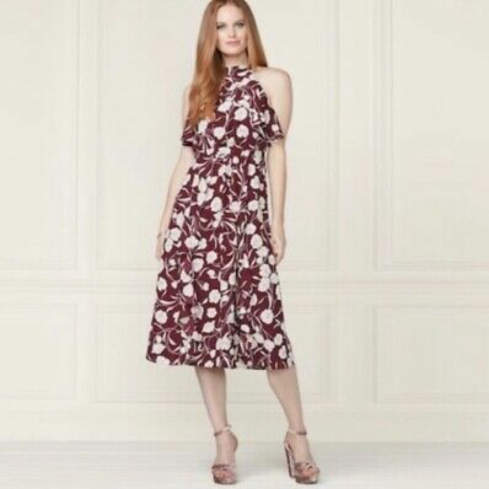 Lauren Conrad Dauphine ruffle dress sz8
